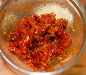 Artichokes, Roasted Pepper, Sun-dried Tomato and Feta Pasta Salad