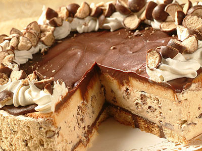 Frozen Chocolate Cappuccino Crunch Cake