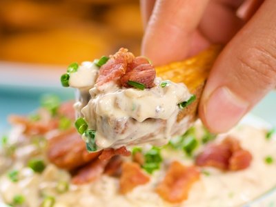 Roast Onion and Bacon Dip