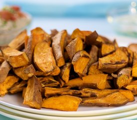 Baked Sweet Potato Wedges with Paprika