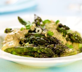 Grilled Asparagus with Asian Peanut Sauce