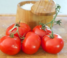 Stuffed Tomatoes with Goat Cheese, Olives and Fresh Oregano