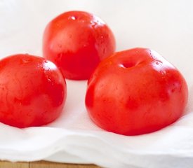 Stuffed Tomatoes with Goat Cheese, Olives and Fresh Oregano