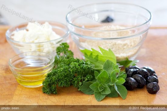 Meanwhile gather together the stuffing ingredients.