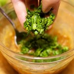 Add the 1 1/2 tablespoons of freshly chopped cilantro.
