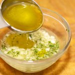 Add 4 tablespoons of extra-virgin olive oil...