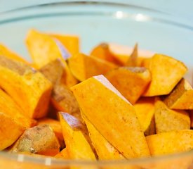 Baked Sweet Potato Wedges with Paprika