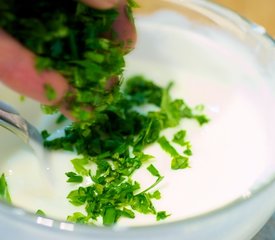 Lime Coriander Sour Cream Dip