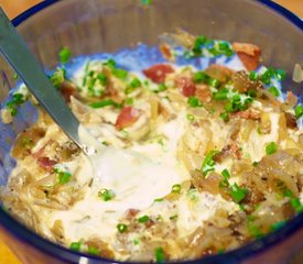 Roast Onion and Bacon Dip