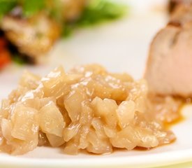 Grilled Garlic and Lime Pork Tenderloin with Onion Marmalade