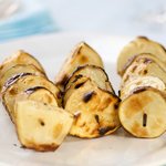 Perfectly grilled potatoes.