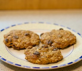 Chocolate Pumpkin Oatmeal Cookies