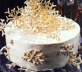 Lemon Snowflake Cake