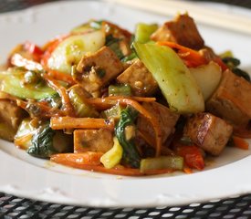 Asian Tofu Stir Fry with Vegetables