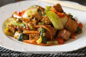 Asian Tofu Stir Fry with Vegetables