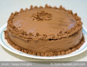 Chocolate Layer Cake No Guilt Low Fat