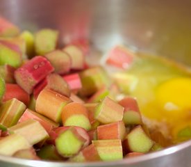 Rhubarb Custard Pie