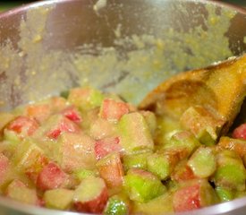 Rhubarb Custard Pie