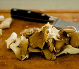 Spicy Korean Noodles with Wild Mushrooms