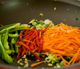 Spicy Korean Noodles with Wild Mushrooms