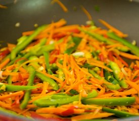 Spicy Korean Noodles with Wild Mushrooms