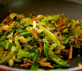 Spicy Korean Noodles with Wild Mushrooms