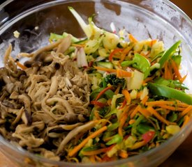 Spicy Korean Noodles with Wild Mushrooms