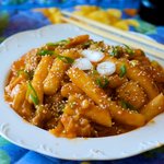 Succulent Korean Spicy and Sweet Rice Cake