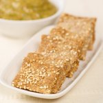 Whole Wheat Sesame Crackers