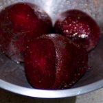 Toss beets with oil, salt and pepper