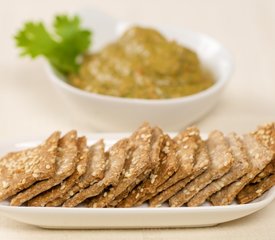 Whole Wheat Sesame Crackers