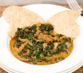 Beet Greens with Indian Spices