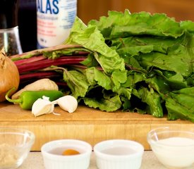 Beet Greens with Indian Spices