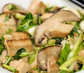 Asian Slaw with Tofu & Shiitake Mushrooms