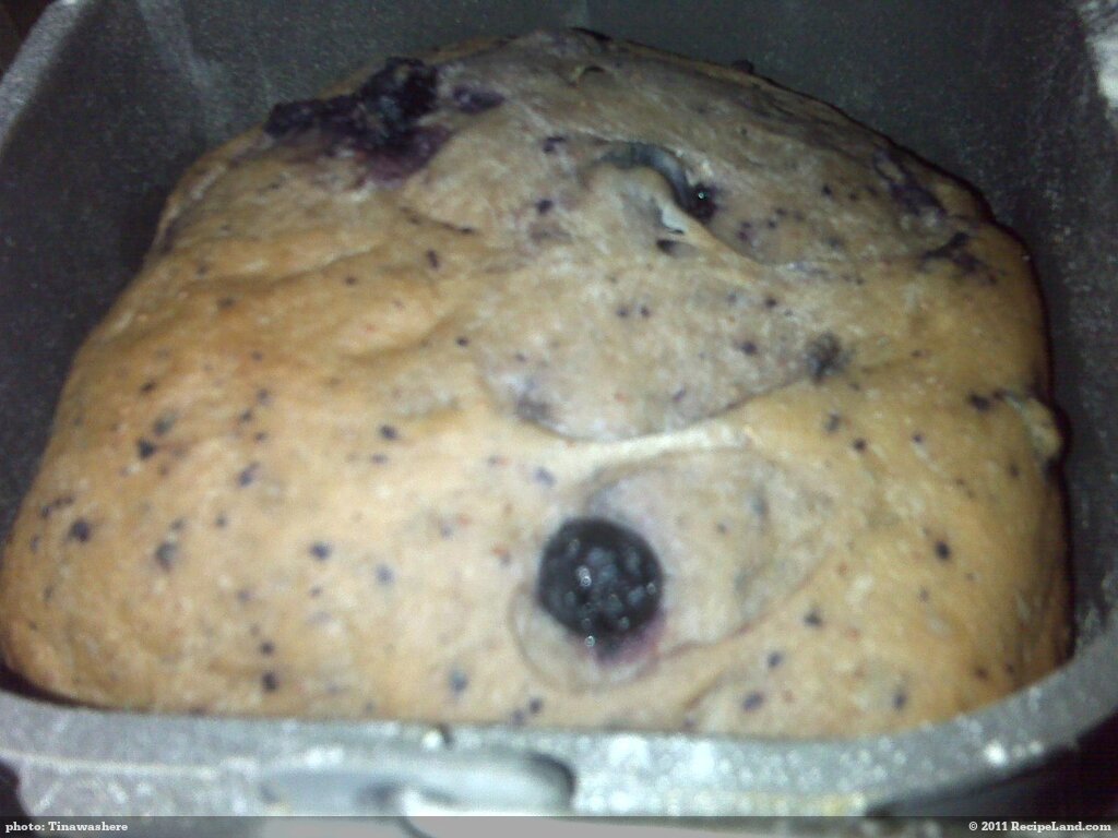 Bread Maker Blueberry Yogurt Cake-bread