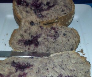 Bread Maker Blueberry Yogurt Cake-bread