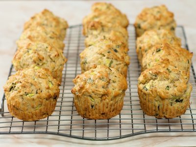 Stephen Lee's Zucchini-Pesto Muffins