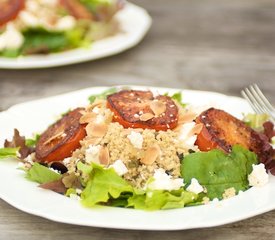 Fried Tomatoes with Mint Couscous