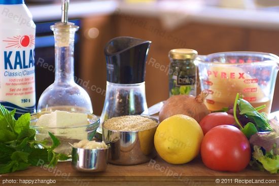 We need these ingredients to make this succulent fried tomato salad.