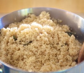 Fried Tomatoes with Mint Couscous