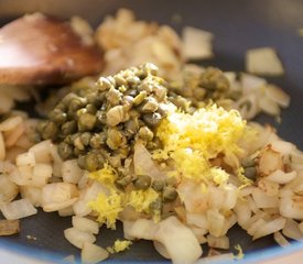 Fried Tomatoes with Mint Couscous