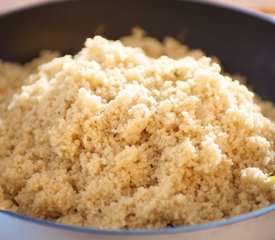 Fried Tomatoes with Mint Couscous