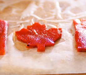 Canadian Flag Garlic Cheese Spread (Canada Day)