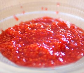 Raspberry Lime Coulis