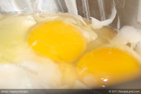 Add the 2 eggs.
