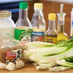 All the ingredients to make this tasty stir-fry.