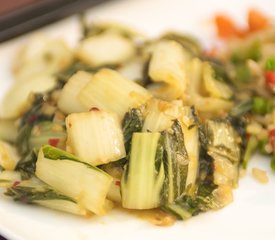 Stir-Fried Bok Choy with Chinese Sauce