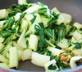 Stir-Fried Bok Choy with Chinese Sauce