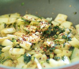 Stir-Fried Bok Choy with Chinese Sauce