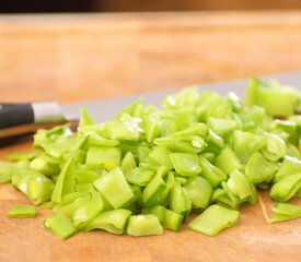 Chinese Fried Rice with Bell Pepper, Peas and Carrots